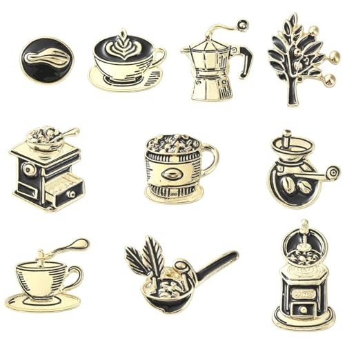 Broches machine à coudre et café pour réparer un vêtement