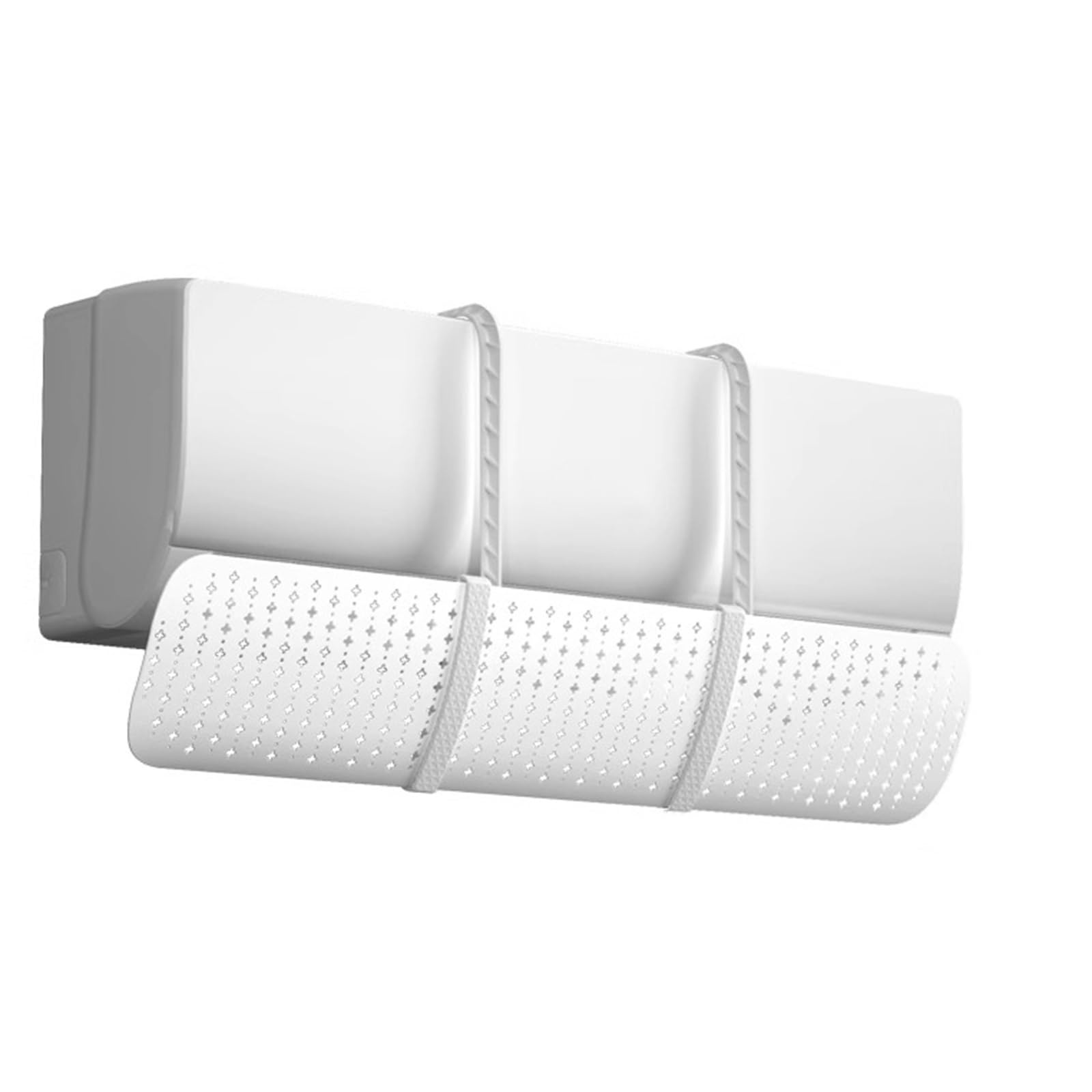 YGER JZGB Conditioner Redirect Flow, Air Conditioning Vent Deflector, 270° Adjustable, Scientific Spacing, PP Material, for Wall Mounted Air Conditioner
