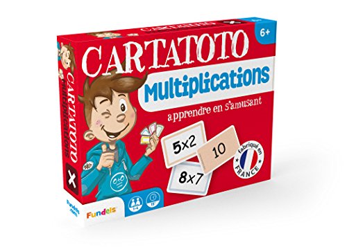France Cartes  410010  Card Game of 7 families  Cartatoto: Multiplications Carton