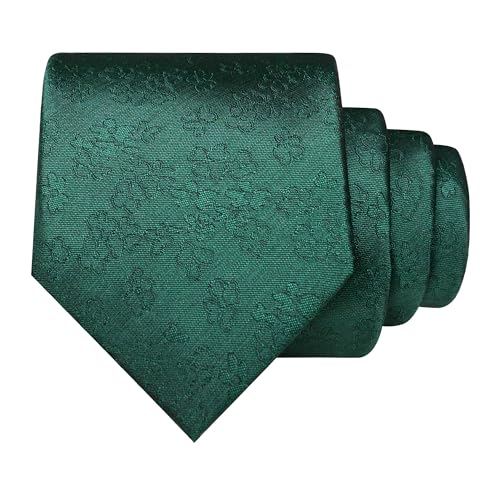Image of JEMYGINS Mens Tie and Lapel Pin Necktie Pocket Square Cufflinks and Tie Clip Sets for Business Casual 5PCS