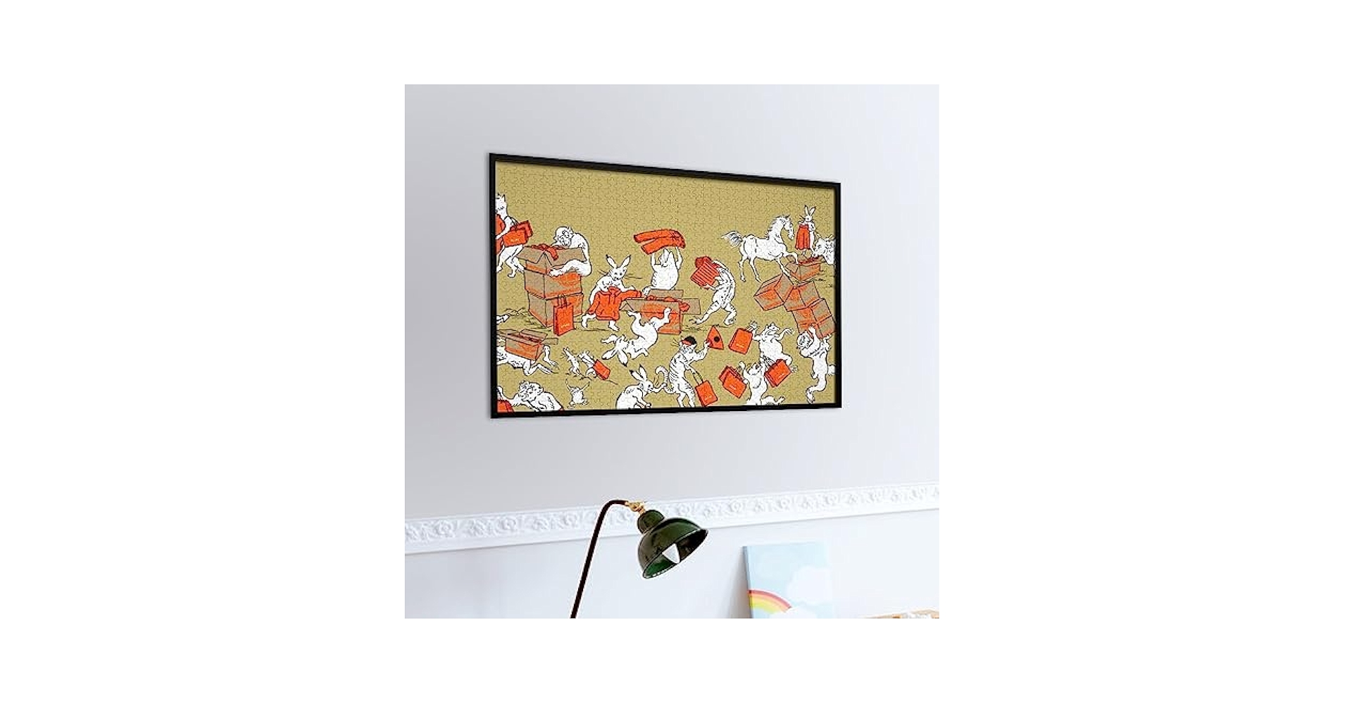 Amazon.co.jp: 鳥獣戯画 ジグソーパズル 1000ピース 子供向け