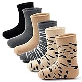 Qterdiz Baby Anti Rutsch Wintersocken Baby Jungen Warme Frottee Socken Baby Mädchen Dicke Thermosocken 12-24 Monate
