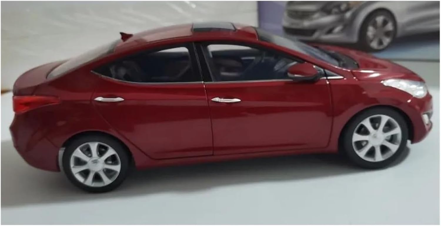 Scale car Model 1:18 for Hyundai Elantra Langdong Alloy Car Model Collection Ornament Put in Display Cabinet Put in Bedroom Suitable for Display