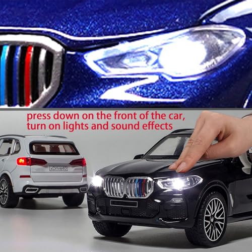 Auto a escala 1:32 de metal con luces y sonido miniatura 2