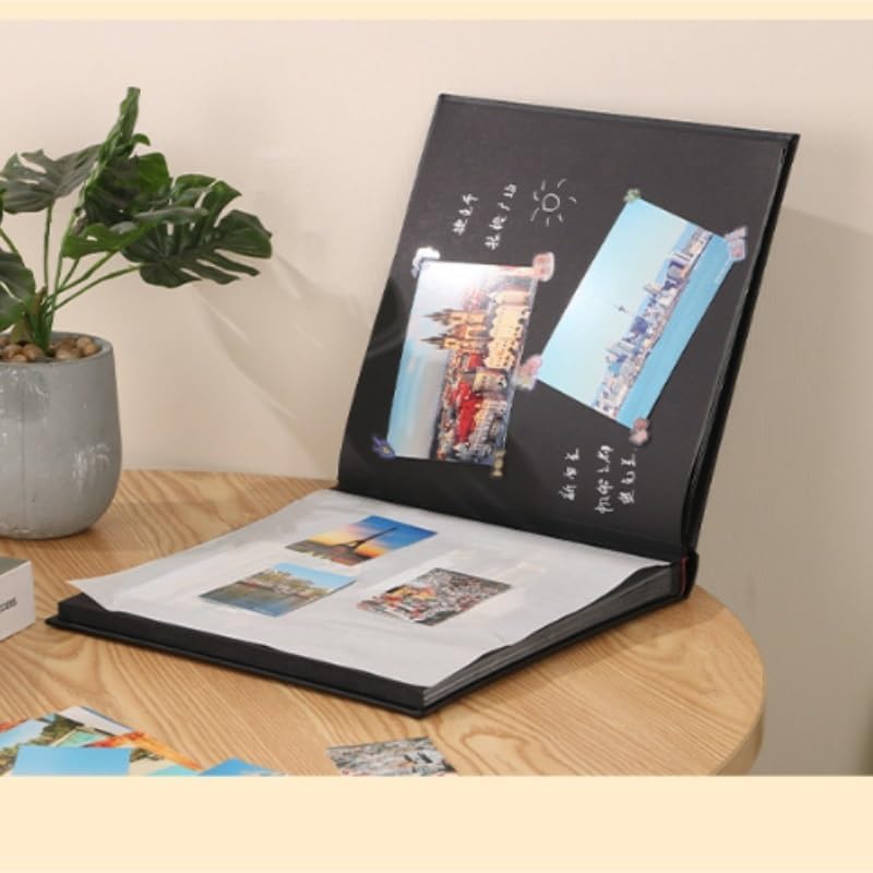 PU Cover Wax Paper Black Card Handmade Album