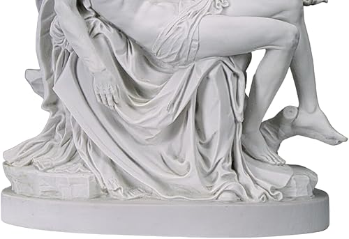 Vista 14 de THE FAITH GIFT SHOP Estatua de La Pieta - Pintada a mano en Italia - Nuestra Colección Toscana -Estatua de La Piedad (11")