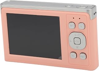 Câmera digital, 2,88 polegadas IPS 4K saída de vídeo 16X Zoom Digital Zoom Câmera 50 MP para viagens (rosa)