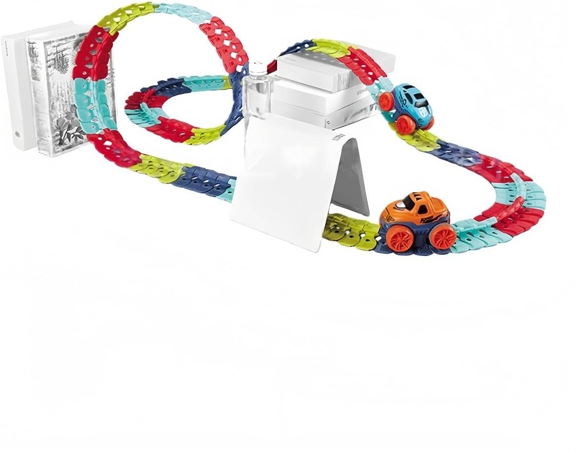 KUBERASキッズプレゼント 電動ミニカー軌道 積み木立体パズル DIY 組み立ておもちゃ 男女共用 誕生日/クリスマス (1,1  レールキューブ｜新感覚パズルブロックトイ 立体コース作りに大人も子供も夢中に！ | GREENFUNDING