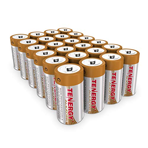 Tenergy 1.5V C Alkaline LR14 Battery, High Performance C Non-Rechargeable Batteries for Clocks, Remotes, Toys & Electronic Devices, Replacement C Cell Batteries, 24 Pack #1