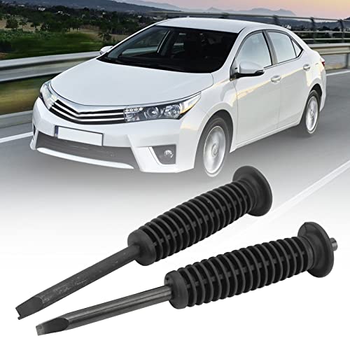 Axle Removal Tool, 2PCS Drive Axle Nut Remover Tool Drive Axle Nut Remover Drive Axle Nut Installer and Remover Tool Nut Steel Removal Tool Black Replacement for ES