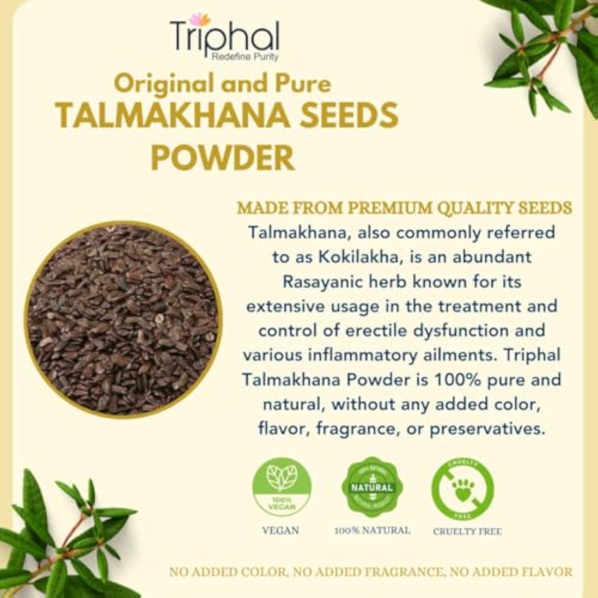 TRIPHAL Talmakhana Powder - 200g Organic