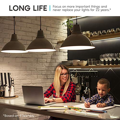 Luxrite LR21421-6 A19 Led Bulb 60W Equivalent, 3000K Soft White, 800 Lumens, Dimmable Standard Led Light Bulbs 9W, Enclosed Fixture Rated thumb #3