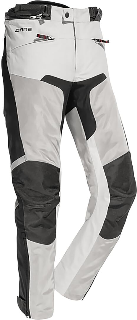 Dane Sundby Pantaloni tessili da moto, grigio/nero, 48