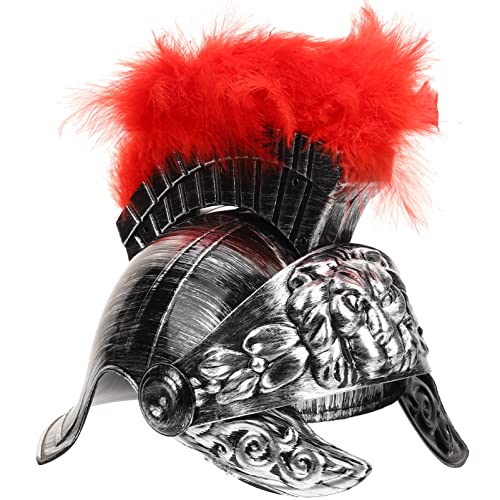 Gadpiparty Roman Soldier Helmet Plume for Cosplay Costume Parties and