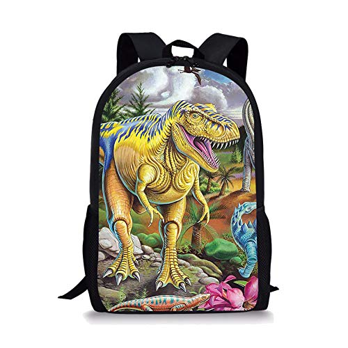 POLERO: Mochila infantil con diseño de dinosaurio de  estilo vintage  ideal para niños