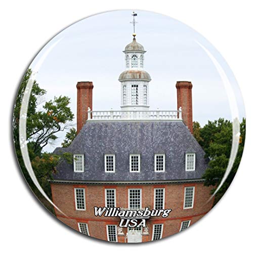 Weekino Usa America Colonial Williamsburg Fridge Magnet 3D Crystal Glass Tourist City Travel Souvenir Collection Gift Strong Refrigerator Sticker #TOP9