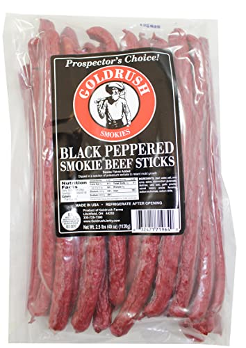 Gold Rush Black Pepper Beef Sticks