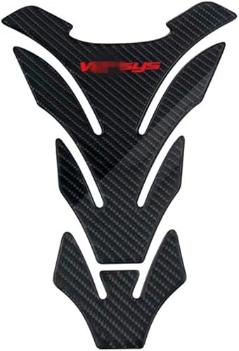 Miniatura 6 de LOOEIN Motorcycle Fuel Tank 3D Carbon Fiber Motorcycle Fuel Tank Pad Cover Protector Decal Stickers for Kawasaki V-ER-SYS (650cc) V-ER-SYS 1000