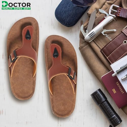 Image of DOCTOR HEALTH SUPER SOFT Slipper for Men || Lightweight || Comfort and Style || Skid Resistant || Comfort for Every Step|| Flip-Flop & Sliders for Men