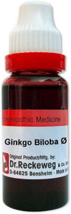Dr. Reckeweg Germany Homeopathic Ginkgo Biloba Mother Tincture (Q) (20ml)
