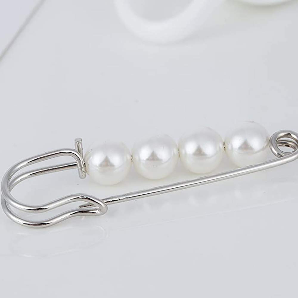 POFET – Broche élégante en fausses perles pour femme