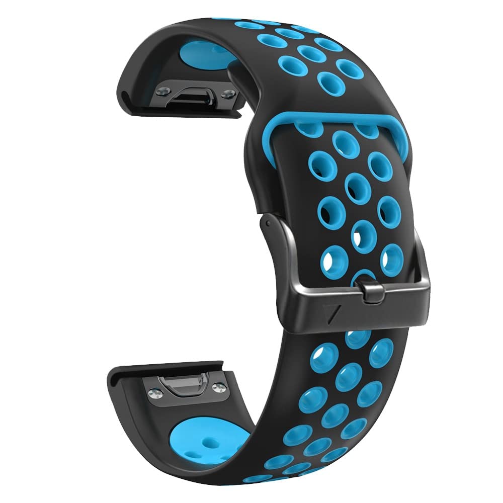 Bracelet Garmin Fenix 6 silicone 22mm pour remplacer votre montre de sport de manière fiable