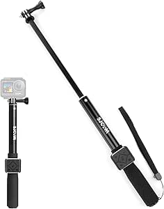 Amazon.com: SJCAM Action Camera Remote Control Selfie Stick, Controller ...