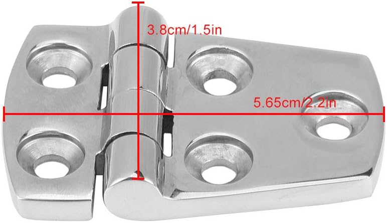 Marine Door Hatch, Marine Door Hinge, 2.2 * 1.5in Cabin Door Stainless Steel Hatch Flush Door Hinge Replacement for Marine Boat - Image 4