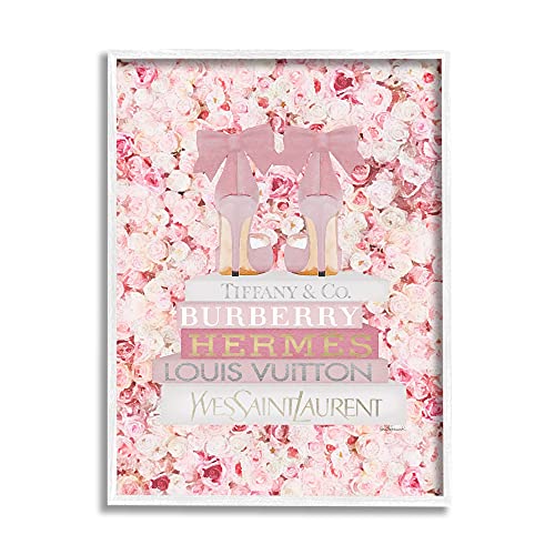 Tech Deals ๐ฅ Stupell Industries Pink Fashion Heals with Glam Books and Rose Details, Design by Amanda Greenwood White Framed Wall Art, 24 x 30 Tech Deals ๐ฅ Stupell Industries Pink Fashion Heals with Glam Books and Rose Details, Design by Amanda Greenwood White Framed Wall Art, 24 x 30