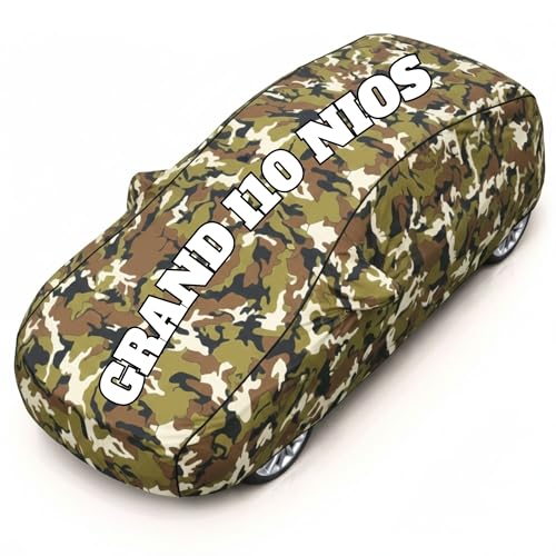 Image of Superior Grade Quality Grand i10 Cover (All Variants) Car Body Cover - 100% Waterproof Custom Fit with Mirror Pockets | Triple-Stitched Elastic Design, Heat Reflective, Anti-Dust, All-Weather
