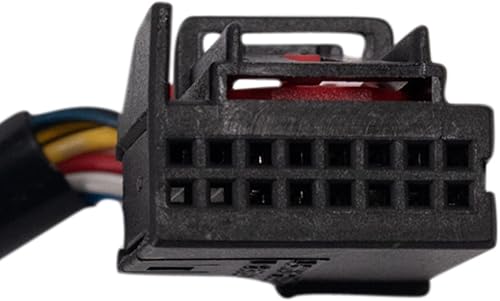 Miniatura 2 de TRQ Espejo lateral Punto ciego Señal de giro Power Pintura calentada a juego LH Compatible con VW Jetta