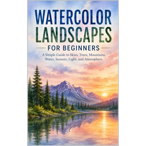 Watercolor Landscapes for Beginners Audiolibro Por Amanda Cohn arte de portada