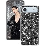 Compatibilità: custodia compatibile con iPhone Air 5G. La custodia per iPhone Air da donna rende il tuo telefono più bello e lussuoso. Cover posteriore per iPhone Air, adatta per l'uso quotidiano o come bel regalo. Custodia in cristallo per iPhone Air 5G glitterata rende il tuo umore più bello