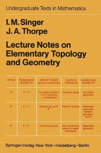 Lecture Notes on Elementary Topology and Geometry (Undergraduate Texts in Mathematics)