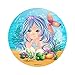dekora - Decoracion Tartas de Cumpleaños Infantiles en Disco de Oblea de Sirenita - 20 cm (145099)