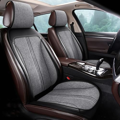 車シートカバー リネン生地 通気性 快適性 に適用ホンダ N-VAN/N-BOX/N-ONE/N-WGN カーシートカバー 拡張された収納バッグのデザイン 防塵 汚れ防止滑り止め シートクッション 座布団 座席保護マット シートプロテクター 前席 後席 丸