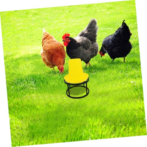 Support métal pour nourrisseur et abreuvoir de poules robuste - 6