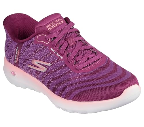 Skechers Skechers Women's Go Walk Joy Juneau Hands Free Slip-Ins Sneaker, Raspberry, 5.5