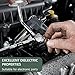 8oz Silicone Paste Automotive & Dielectric Grease Kit for Electrical Connectors (with Curved & Straight Brush + Towel), 100% Waterproof Grease Silicone Paste for O-Rings, Brake, Marine & Universal Use
