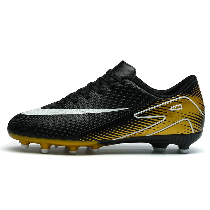 Men's Soccer Shoes Football Cleats High-Tops Lace-Up Non-Slip Spikes Indoor Outdoor Sports Athletic Baseball Lacrosse Sneaker