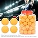 plplaaoo Table Tennis Balls Training Pong Balls Intermediate Level Durable Plastic High Elasticity for Practice Matches Outdoor Sports 60Pcs Canned (Yellow)