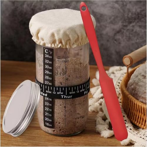 Tarros de cristal herméticos de 1000 ml para conservar tu masa madre 5