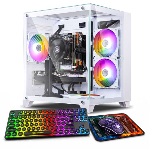 Image of Prebuilt Gaming PC Desktop,AMD Ryzen R5 Business Office Tower Computers PC
