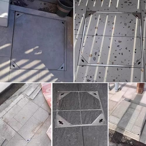 Couvercle de regard encastré en inox 304 pour une pelouse impeccable et discrète