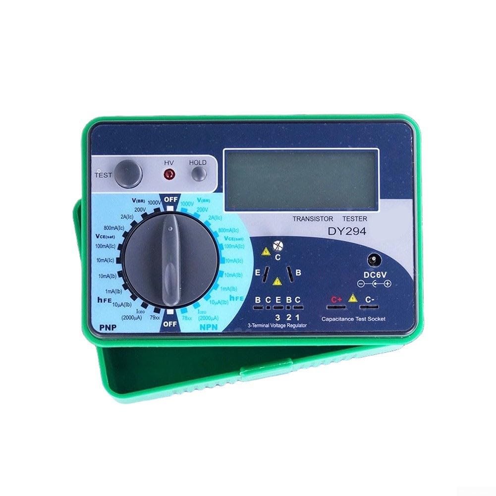 Tester digitale a transistor DY294 per diodi MOSFET tiristore 78/79 regolatore controllo della tensione del condensatore, design compatto per la riparazione di laboratorio Tech