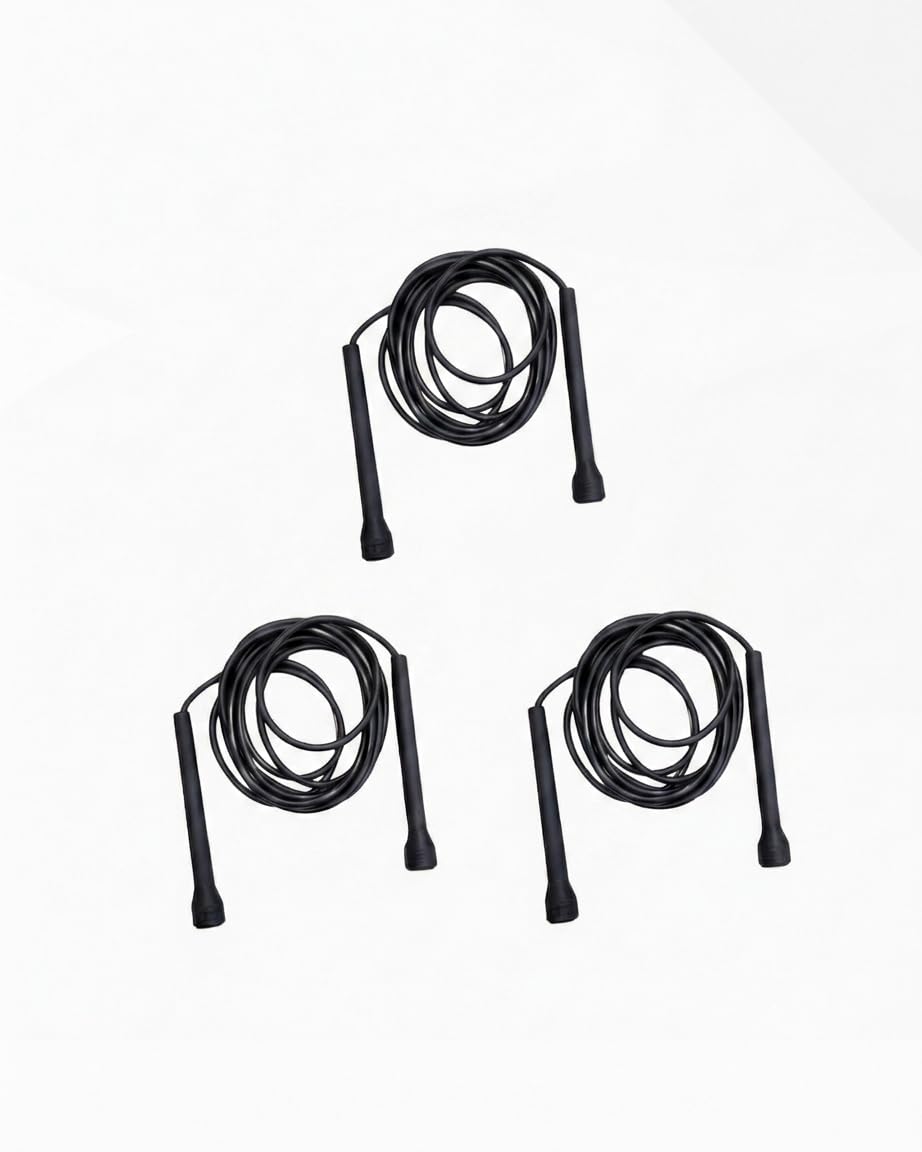 Volt SpeedPro Jump Rope Set – Pack of 3, PVC Skipping Rope with Handles | Cardio Workout, Durable PVC Cord, Non-Slip Handles, Fitness Training, Indoor & Outdoor Use-image-28