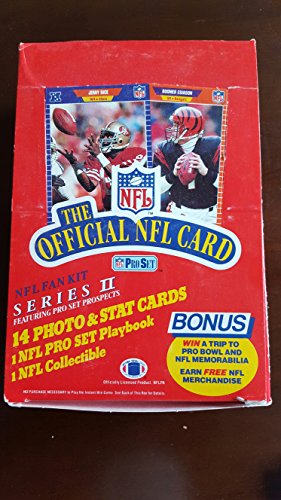 1989 Pro Set Football Series 1 36-Pack Box