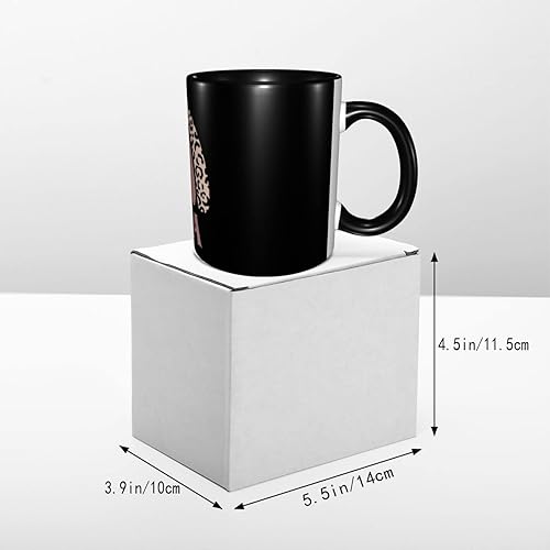 Miniatura 6 de Taza de café con diseño de leopardo y arco iris para el día de la madre, tazas de té, tazas de café, tazas de café de cerámica para mujeres y
