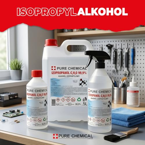 CHOSA Isopropanol 99,9% Sprühflasche - Isopropylalkohol Hohe Reinheit - IPA Reinigungsalkohol & Entfetter - Reiner Alkohol zum Reinigen für… – Ansicht 2