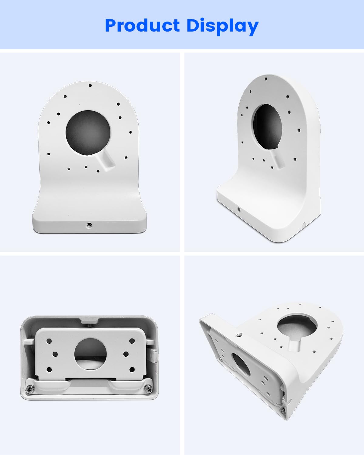 KU-PFB203W - Soporte de pared impermeable, brazo de aleación de aluminio para cámaras domo IP, compatible con HDW4433, HDBW4431 y series relacionadas